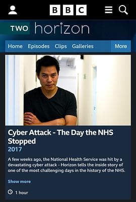 BBC地平线:网络攻击-国家医疗服务系统瘫痪之日海报